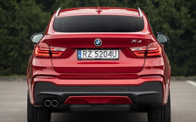 BMW X4 cena 124000 przebieg: 75000, rok produkcji 2015 z Brzozów małe 781